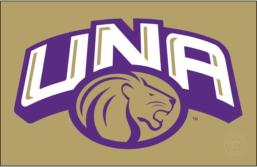 North Alabama Lions 2018-Pres Primary Dark Logo diy DTF decal sticker